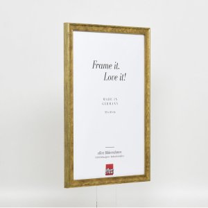 Effect houten lijst profiel 2070 antireflecterend glas 28x35 cm goud