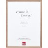 Effect massief houten lijst Profiel 25 notenbruin 29,7x42 cm Anti-reflecterend glas