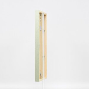 Effect houten lijst Profiel 35 groen 29,7x42 cm ontspiegeld glas