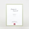 Effect houten lijst Profiel 35 groen 29,7x42 cm ontspiegeld glas