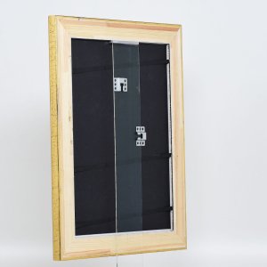 Effect houten lijst profiel 95 goud 29,7x42 cm anti-reflecterend glas