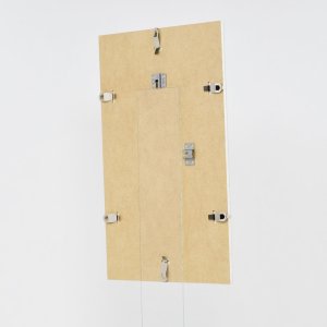 Fotolijst zonder lijst 30x30 cm anti-reflecterend glas