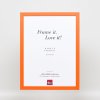 Houten lijst Top Cube 30x30 cm oranje normaal glas