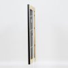 Effectief massief houten lijst Profiel 30 zwart 30x30 cm Anti-reflecterend glas