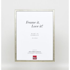 Effect Massief houten lijst Profiel 29 zilver 30x30 cm Museumglas