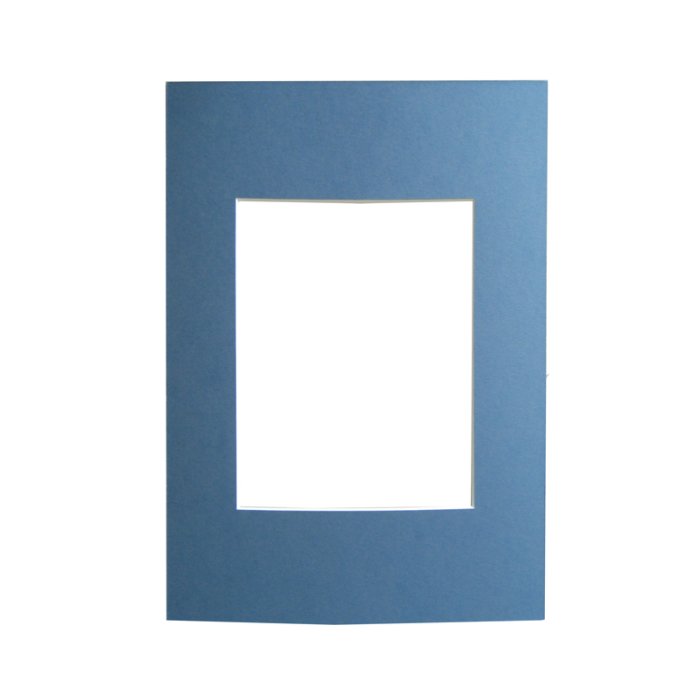 Afgeschuind passepartout - 30x45 cm - lichtblauw