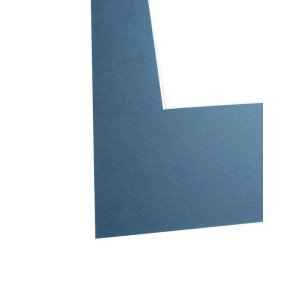 Afgeschuind passepartout - 30x45 cm - lichtblauw