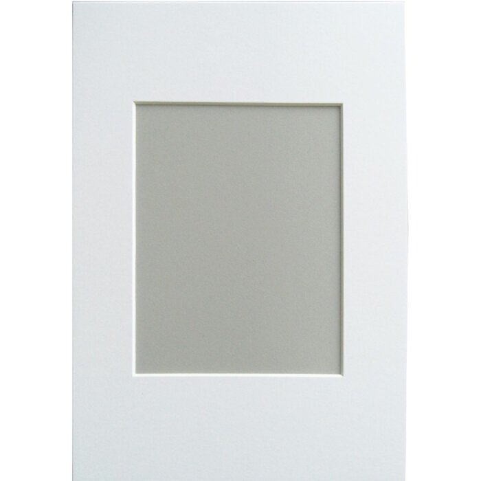 Walther Afgeschuind passepartout 15x20 cm (10x15 cm) poolwit