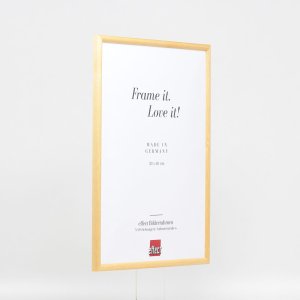 Effect massief houten lijst profiel 20 blauw 30x40 cm museum glas