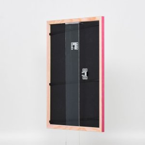 Effectief houten lijst Profiel 89 paars 30,5x91,5 cm antireflecterend glas