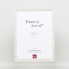 Effect houten lijst profiel 2070 acrylglas 30,5x91,5 cm wit