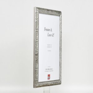 Effect houten lijst profiel 94 zilver 35x100 cm anti-reflecterend glas