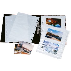 Fotofan-zichtbare hoezen 10x15cm liggend wit 250 hoezen