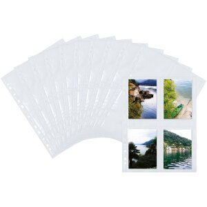 herma fotofaan transparante enveloppen 9x13cm hoog wit 10 enveloppen