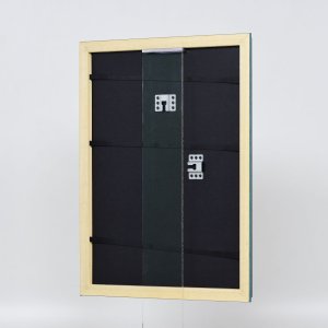 Effect houten lijst profiel 21 blauw 35x50 cm acryl glas