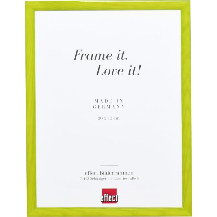 Effect houten lijst Profiel 89 groen 35x50 cm Museum glas