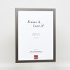 Houten lijst Top Cube 35x50 cm platina museumglas