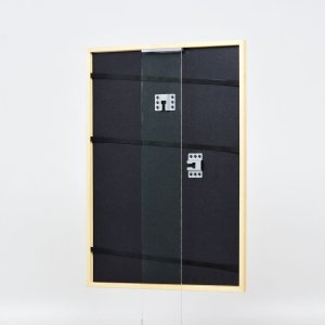 Effect massief houten lijst profiel 20 natuur 40x40 cm museum glas