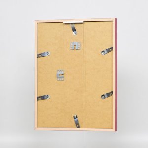 Effect houten lijst profiel 35 rood 40x50 cm normaal glas + afstandhouder