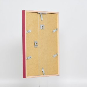 Effect houten lijst profiel 35 rood 40x50 cm normaal glas + afstandhouder