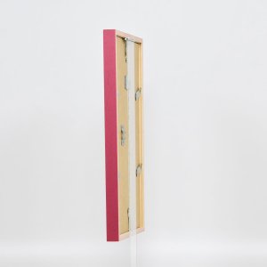 Effect houten lijst profiel 35 rood 40x50 cm normaal glas + afstandhouder