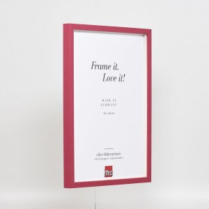 Effect houten lijst profiel 35 rood 40x50 cm normaal glas + afstandhouder