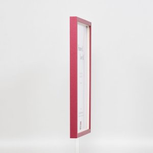 Effect houten lijst profiel 35 rood 40x50 cm normaal glas + afstandhouder