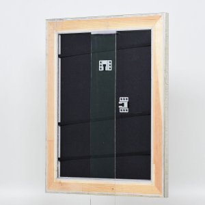Effect houten lijst profiel 95 zilver 40x50 cm acryl glas