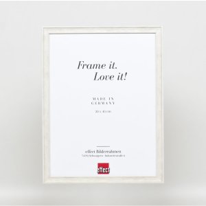 Effect houten lijst profiel 2070 museumglas 40x50 cm wit