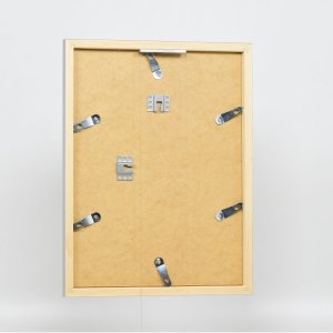 Houten lijst Top Cube 40x60 cm zilverkleurig anti-reflexglas