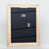 Effect houten lijst profiel 95 zilver 40x60 cm anti-reflex glas