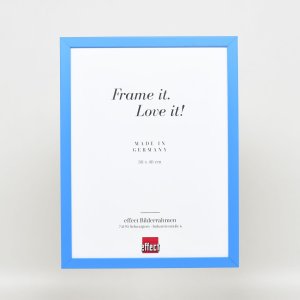 Houten lijst Top Cube 42x59,4 cm blauw normaal glas