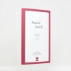 Effect houten lijst profiel 35 rood 42x59,4 cm normaal glas