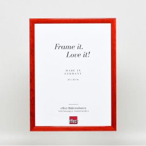 Effect Houten lijst Profiel 89 rood 42x59,4 cm Normaal glas