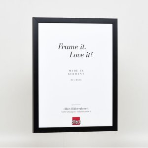 Houten lijst Top Cube 42x59,4 cm zwart antireflexglas