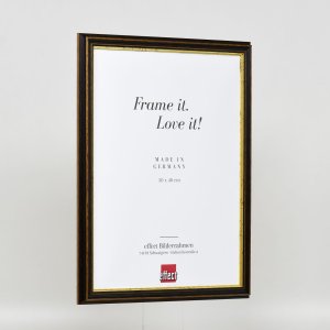 Effect houten lijst profiel 21 notenbruin 42x59,4 cm acryl glas