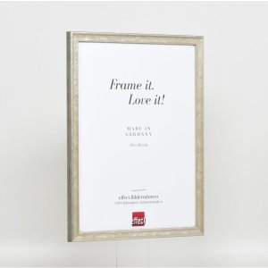 Effect houten lijst profiel 2070 anti-reflex glas 45x60 cm zilver