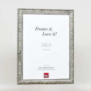 Effect houten lijst profiel 94 zilver 45x80 cm anti-reflecterend glas