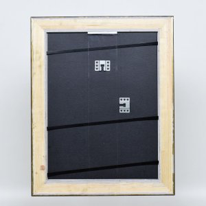 Effect houten lijst profiel 95 zwart 45x80 cm anti-reflex glas