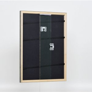 Effect Houten Lijst Profiel 2070 Acrylglas 50x100 cm zilver