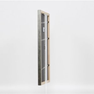 Effect Houten Lijst Profiel 2070 Acrylglas 50x100 cm zilver