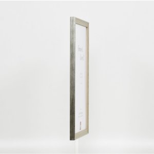 Effect Houten Lijst Profiel 2070 Acrylglas 50x100 cm zilver