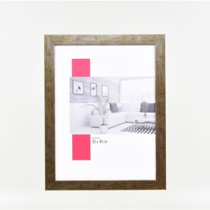 Effect Fotolijst 2319 antiek zilver 50x100 cm museum glas