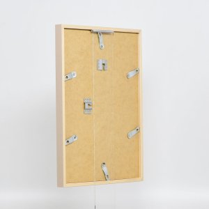 Effect houten lijst profiel 35 lichtbruin 50x50 cm normaal glas + afstandhouder