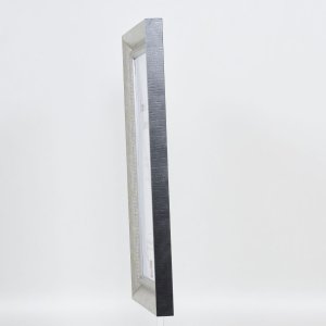 Effect massief houten lijst profiel 28 zilver 50x50 cm Anti-reflecterend glas