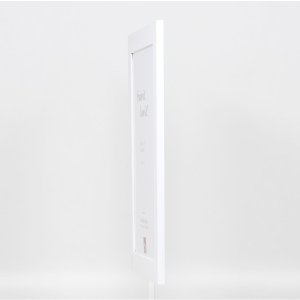 Effectief massief houten lijst Profiel 30 wit 50x50 cm Museum glas