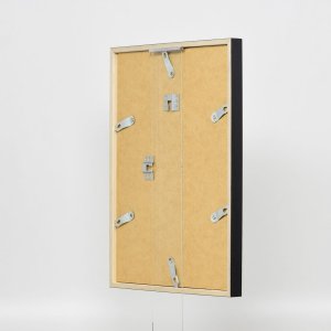 Effect houten lijst profiel 35 zwart 50x60 cm normaal glas + afstandhouder