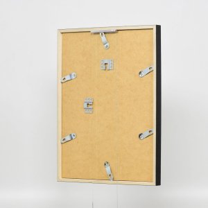 Effect houten lijst profiel 35 zwart 50x60 cm normaal glas + afstandhouder