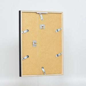 Effect houten lijst profiel 35 zwart 50x60 cm normaal glas + afstandhouder