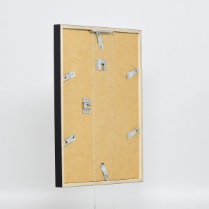 Effect houten lijst profiel 35 zwart 50x60 cm normaal glas + afstandhouder